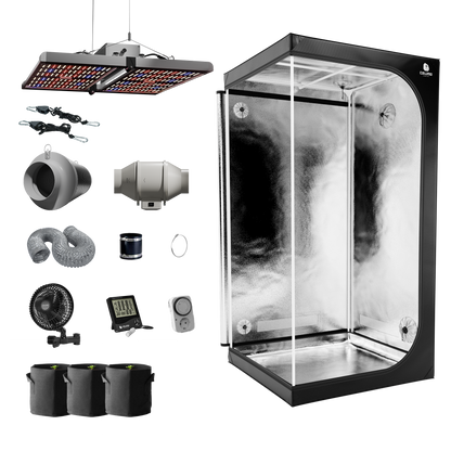 Legal Lord L 100x100x200 320W LED Growbox Komplettset Zeltset