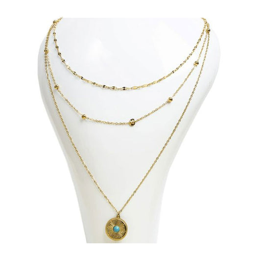 necklace_kette_stainless-steel_edelstahl_golden_tuerkis_turquoise_luxemburg_luxembourg_gemstones_edelsteine