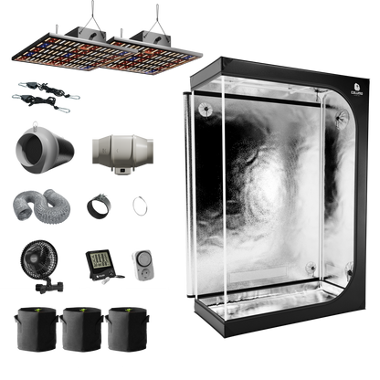 Noble Nook XL 120x60x180 300W LED Growbox Komplettset Zeltset