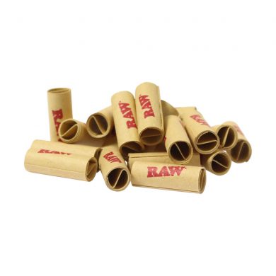 Wiederverschließbarer Beutel mit 200 RAW Pre-Rolled Filtertips im Detail
