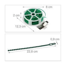 Charger l&#39;image dans la galerie, xclou-garden_pflanzenhalterset_46-teilig_clips_binder_bindedraht_grow_luxemburg_luxembourg_3
