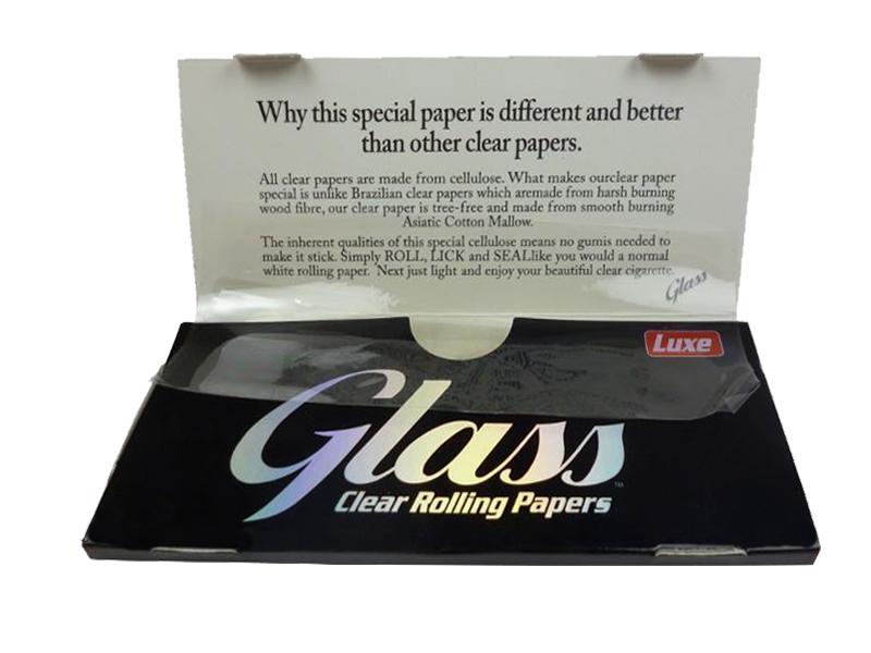 Luxe_Glass_Transparent_Leaves_King_Size_papers_vegan_naturally_clear