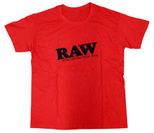 Load image into Gallery viewer, RAW_T-Shirt_red_rouge_rot_tee_Rawlife_luxembourg_luxemburg_cbd-shop_cbd-supermarket-lux_clothing
