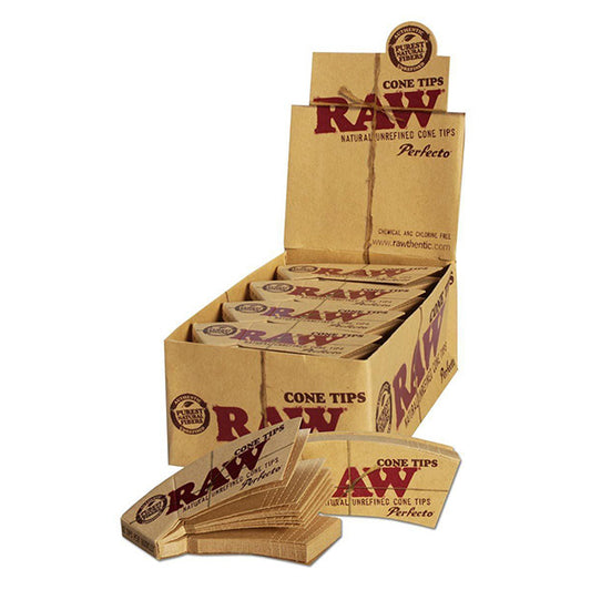 Raw tips cone perforiert, Filter Tips Luxembourg Luxemburg Smoking CBD 
