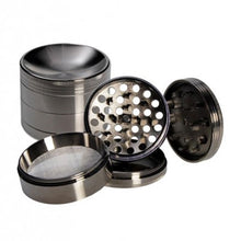 Charger l&#39;image dans la galerie, grinder_4_part_4-teilig_konkav_concave_gewoelbt_Metall_metal_muehle_broyeur_weed_cbd_mavelos_luxemburg_luembourg_grey_gray_grau_letzebuerg_ettelbruck_ettelbreck
