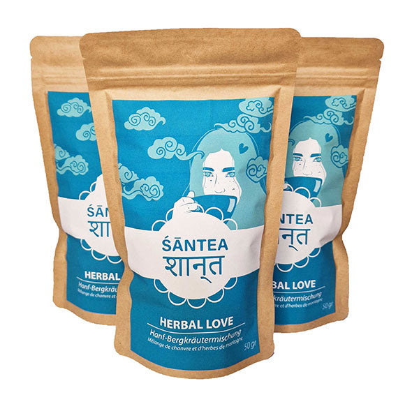 SANTEA Herbal Love Organic Hemp & Herbal Tea Bio Hanf & Kräuter Tee